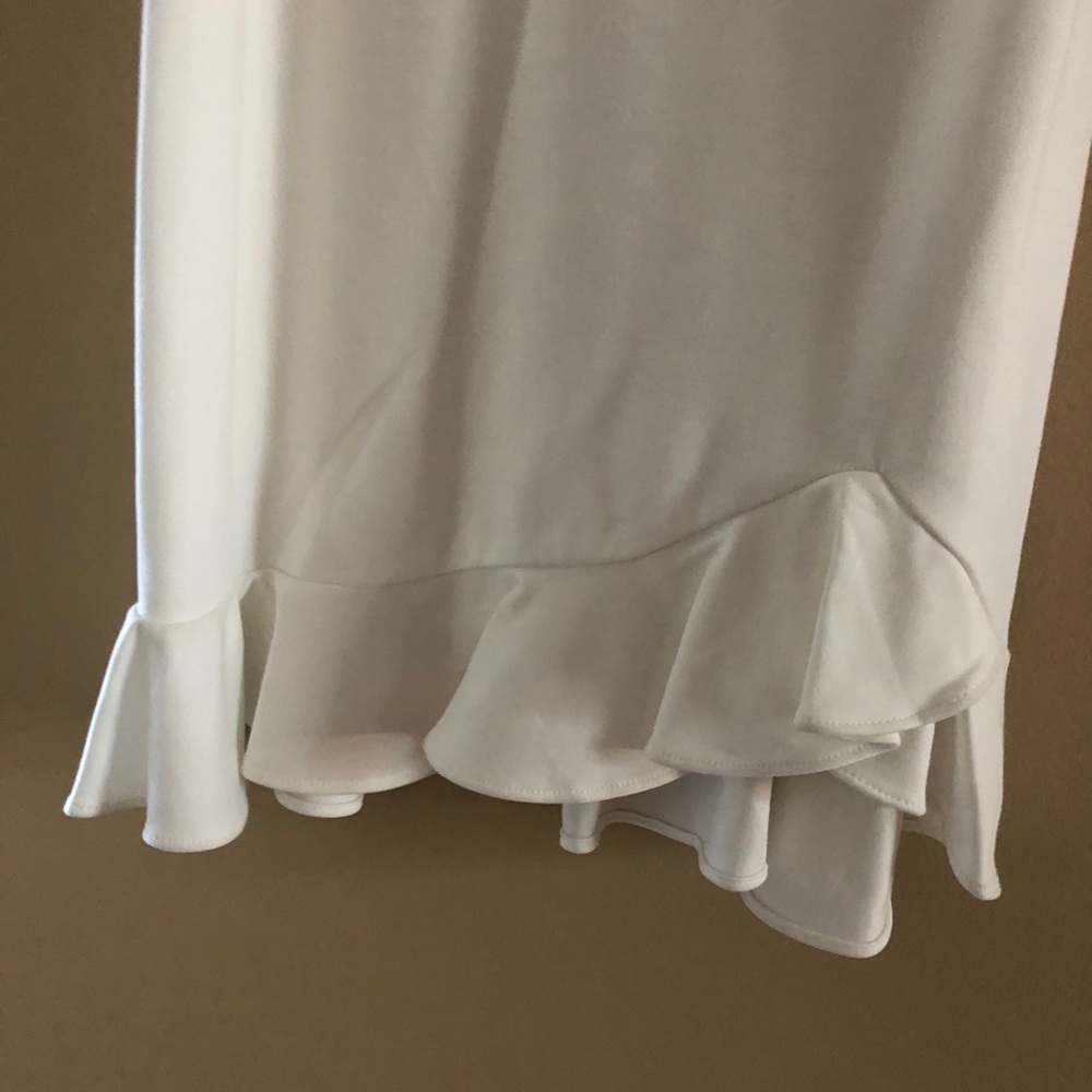 White 🤍 Cami Ruffle Forever 21 Mini Dress - Picture 6 of 7